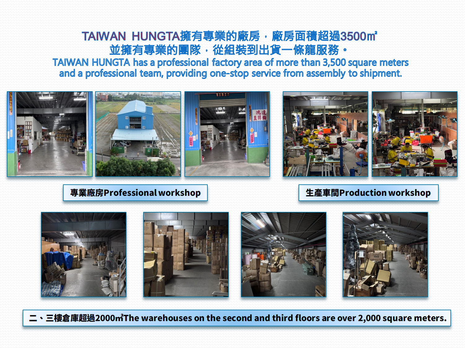 3500㎡major factories and a professional team-HUNGTA