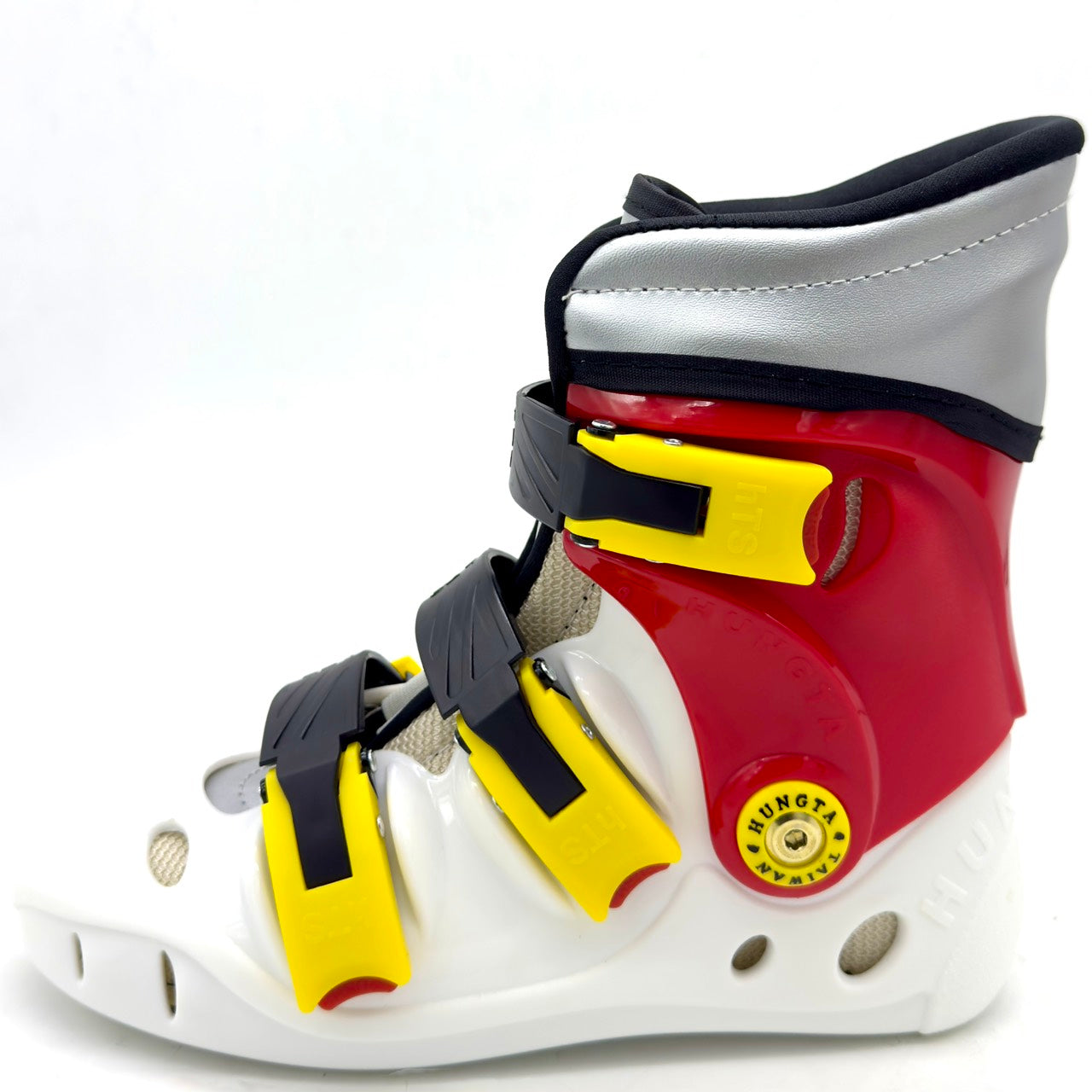 HUNGTA inline skates 3*90mm – white, red – 121 color options series