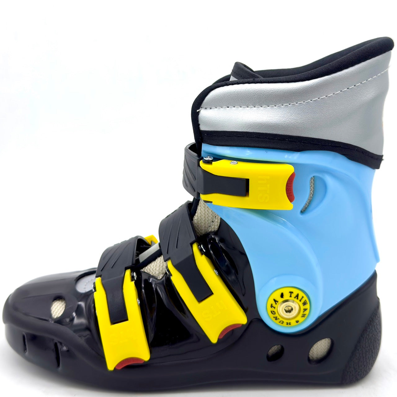 HUNGTA inline skates 3*90mm – black, aqua blue – 121 color options series